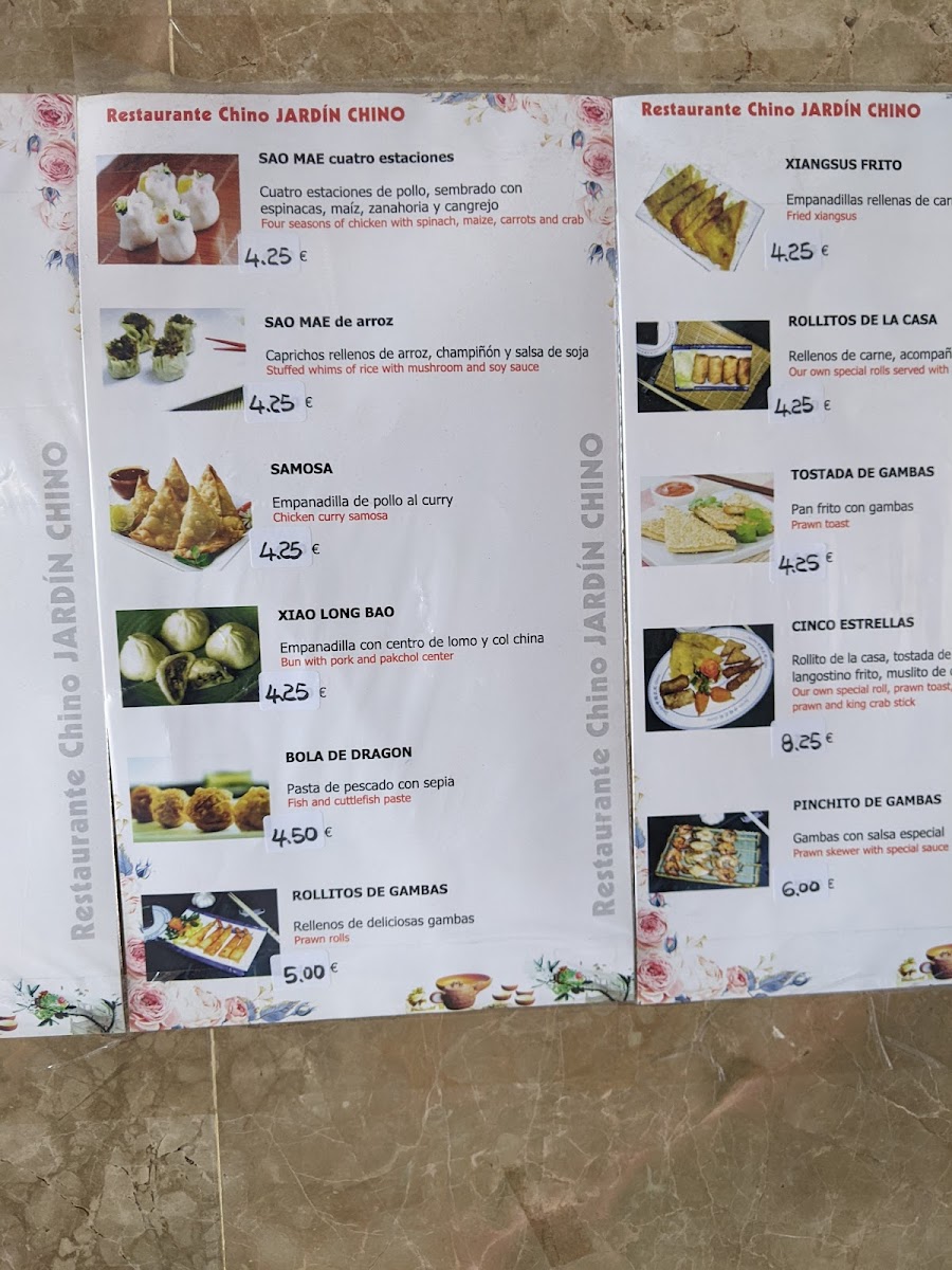 Menu Jardín Chino-1