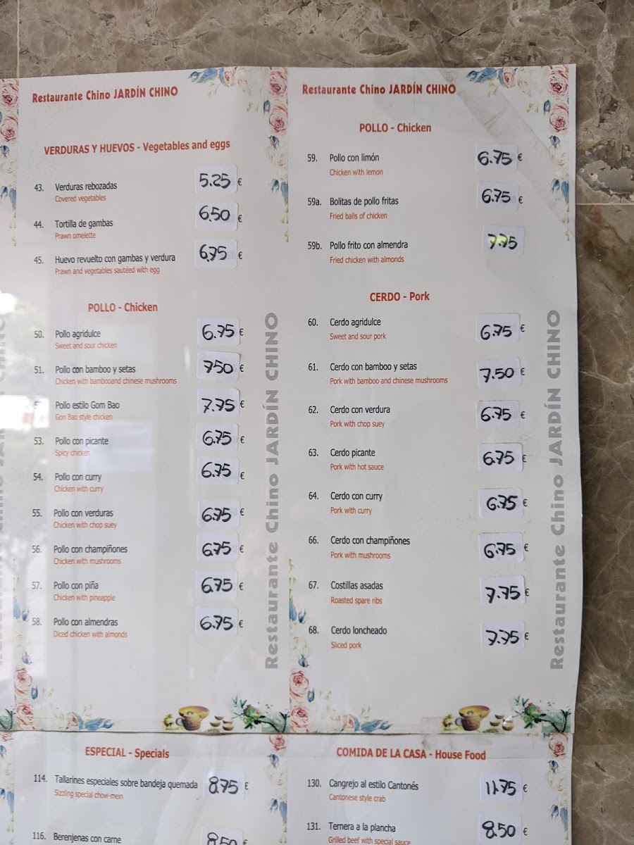 Menu Jardín Chino-2